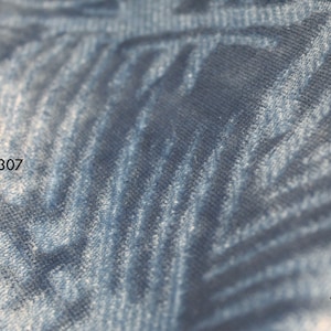 Blue Chevron Upholstery Velvet by Yard – Modern Jacquard Design, High-End Quality, Luxury Soft Touch, 8 Design Options