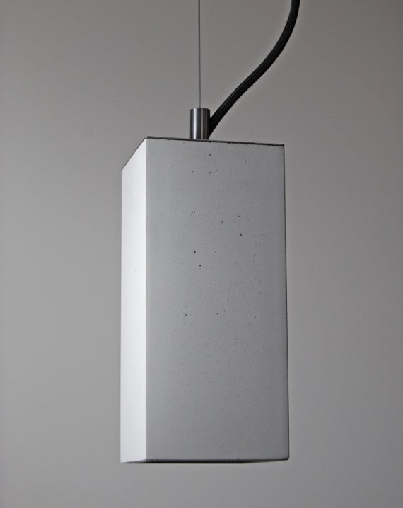 コンクリートペンダントライト：工業用LEDシーリングランプ - Etsy 日本