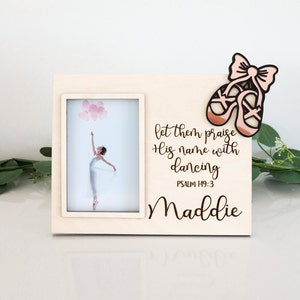 Customizable Dance Frame Laser Cut Digital File | Dancing Frame SVG | Dancer Gift | Let Them Praise His Name With Dancing Frame | Glowforge