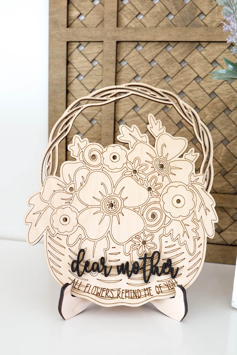 Laser Cut File Mother’s Day SVG Mother’s Day Gift - Etsy