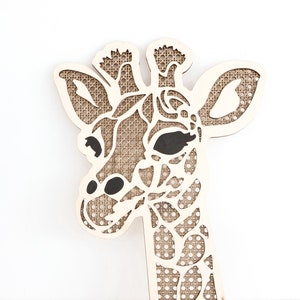 Laser Cut File | Giraffe SVG | Boho Giraffe | Boho Giraffe Nursery | Boho Animal Nursery | Zoo Animal Cut Outs | Giraffe Cut File | Giraffe