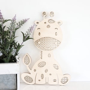 Laser Cut File | Giraffe SVG | Boho Giraffe | Boho Giraffe Nursery | Boho Animal Nursery | Zoo Animal | Giraffe Cut File | Glowforge