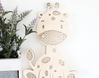 Boho Giraffe SVG | Rattan Nursery Decor (Digital Download)