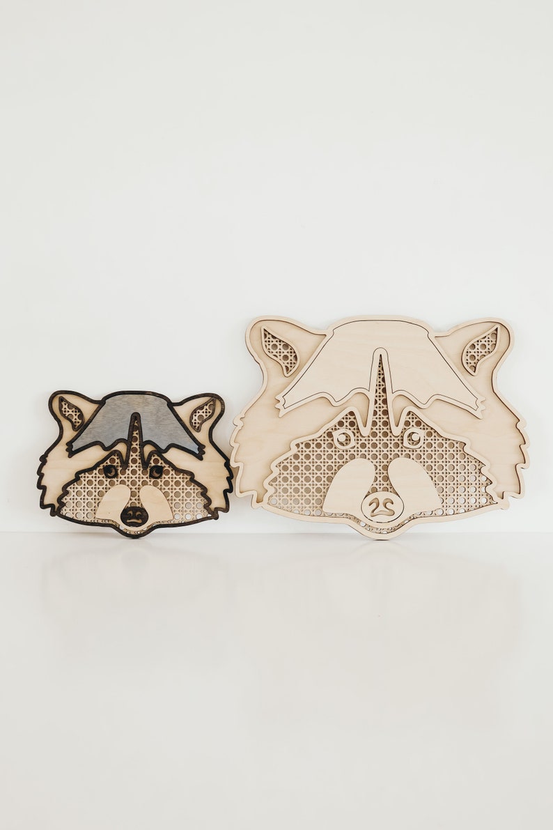 Rattan Racoon Laser Cut File Raccoon Cut File Rattan Raccoon Raccoon - Etsy Australia