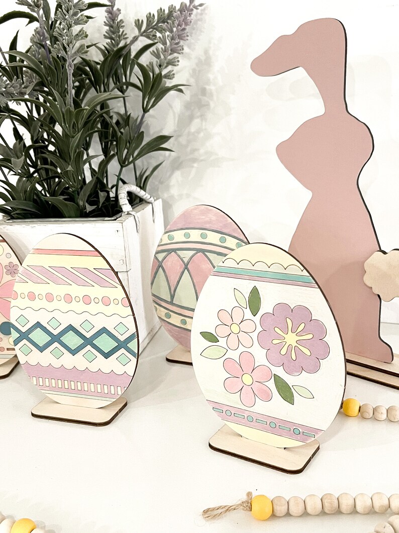 Dye Your Own Easter Eggs Laser Cut Digital File | Pop Out Color Your ...