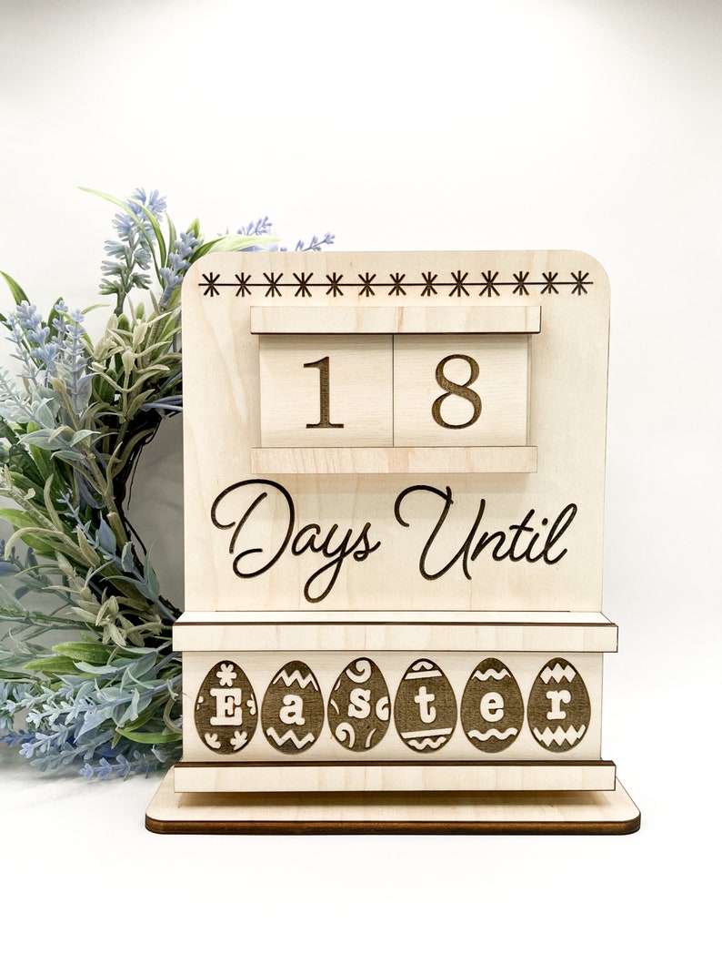 Cute Interchangeable Holiday Special Occasion Countdown Blocks Advent Calendar Laser Cut Digital File 12 Occasions Included Glowforge image 6