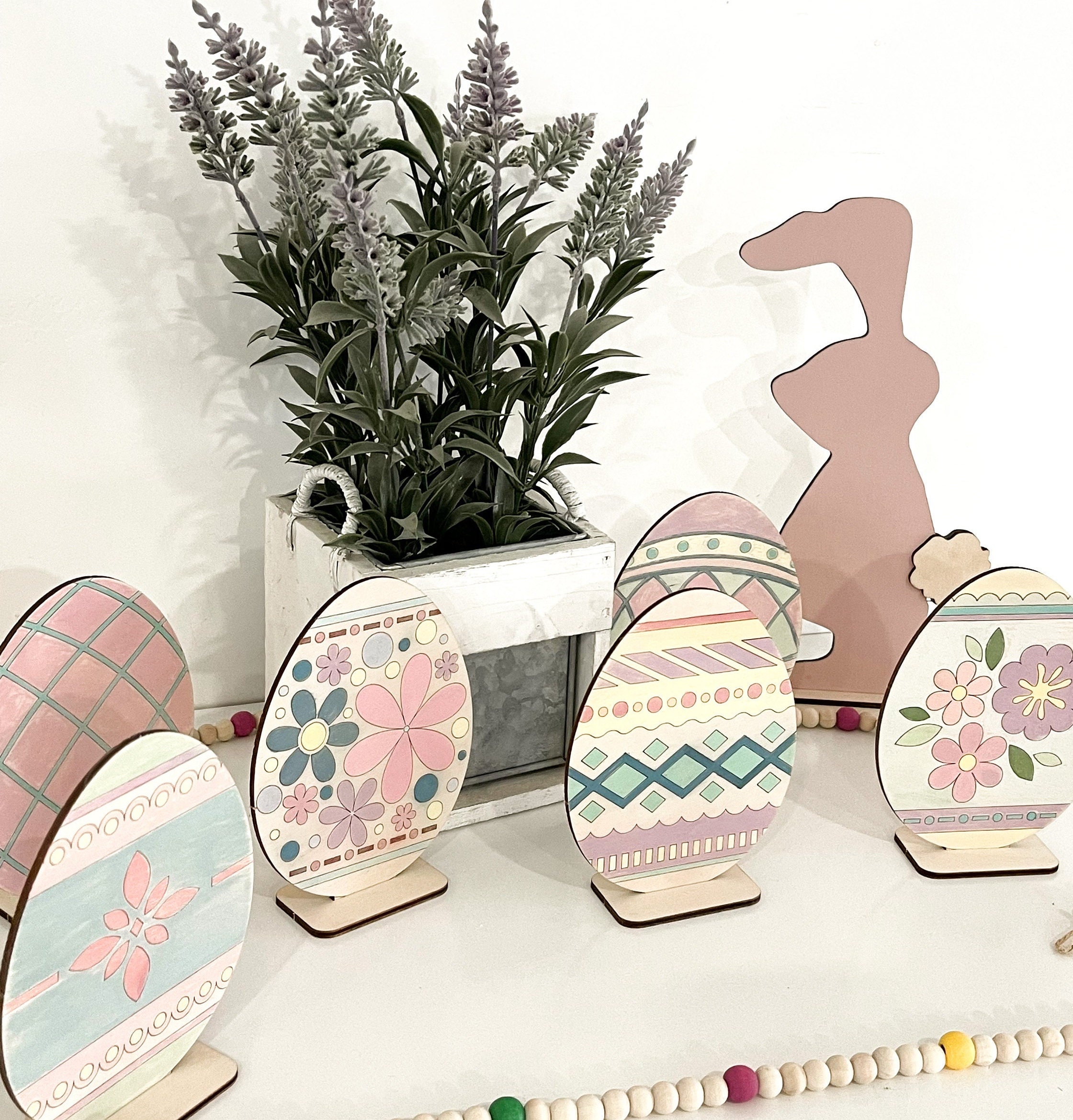 Dye Your Own Easter Eggs Laser Cut Digital File | Pop Out Color Your ...