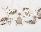 Laser Cut File Rattan Keychains Laser Cut File Small Rattan Animals Rattan Animal Rear View Mirror SVG Car Charms Glowforge