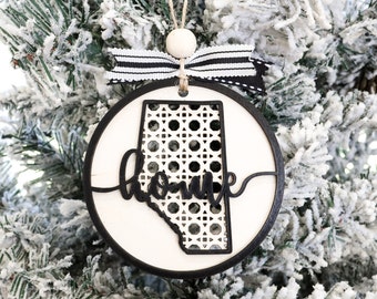 Canadian Provinces Rattan Home Ornament Laser Cut Digital File | All 10 Provinces | Canada Province Christmas  | Cute Ornament | Glowforge