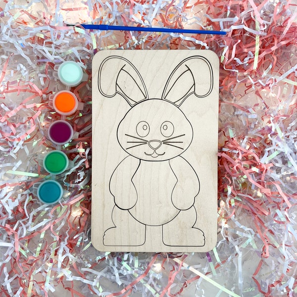 Cute Bunny Puzzle Laser Cut Digital File | Easter Bunny Puzzle| Easter Basket Idea | Easter Gift | Easter Toy | Quiet Activity | Glowforge