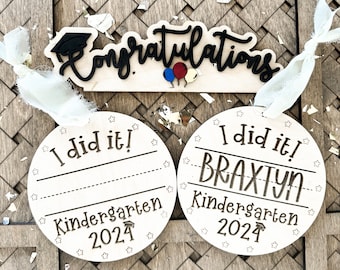 Kindergarten Graduation Keepsake | Child's Handwriting Gift SVG (Digital File)