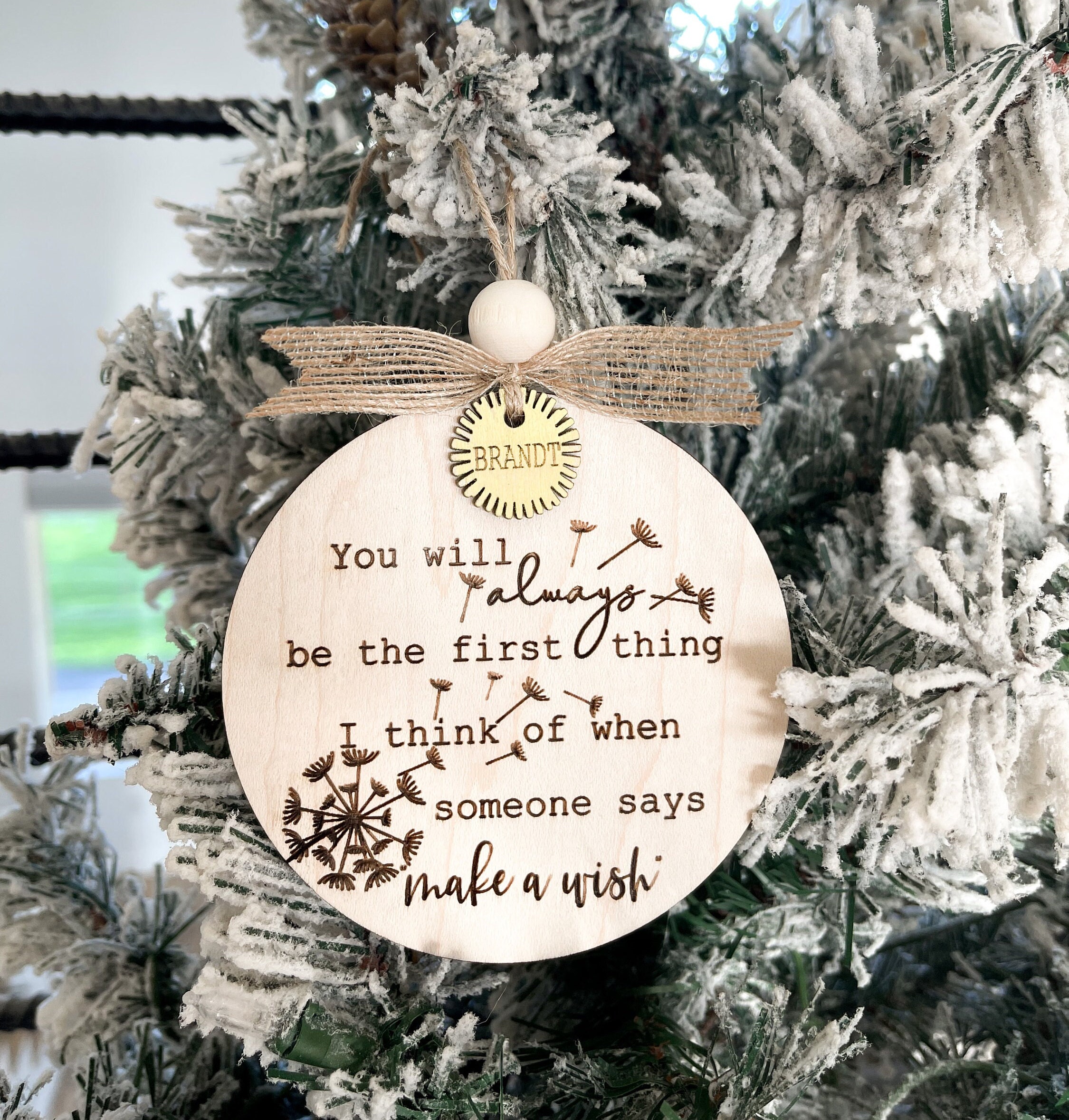 Make a Wish Memorial Ornament - Etsy