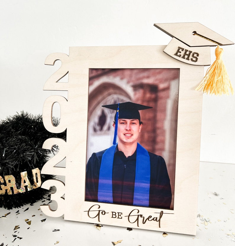 2023 Graduation Tassel Holder Frames Laser Cut Digital File Etsy