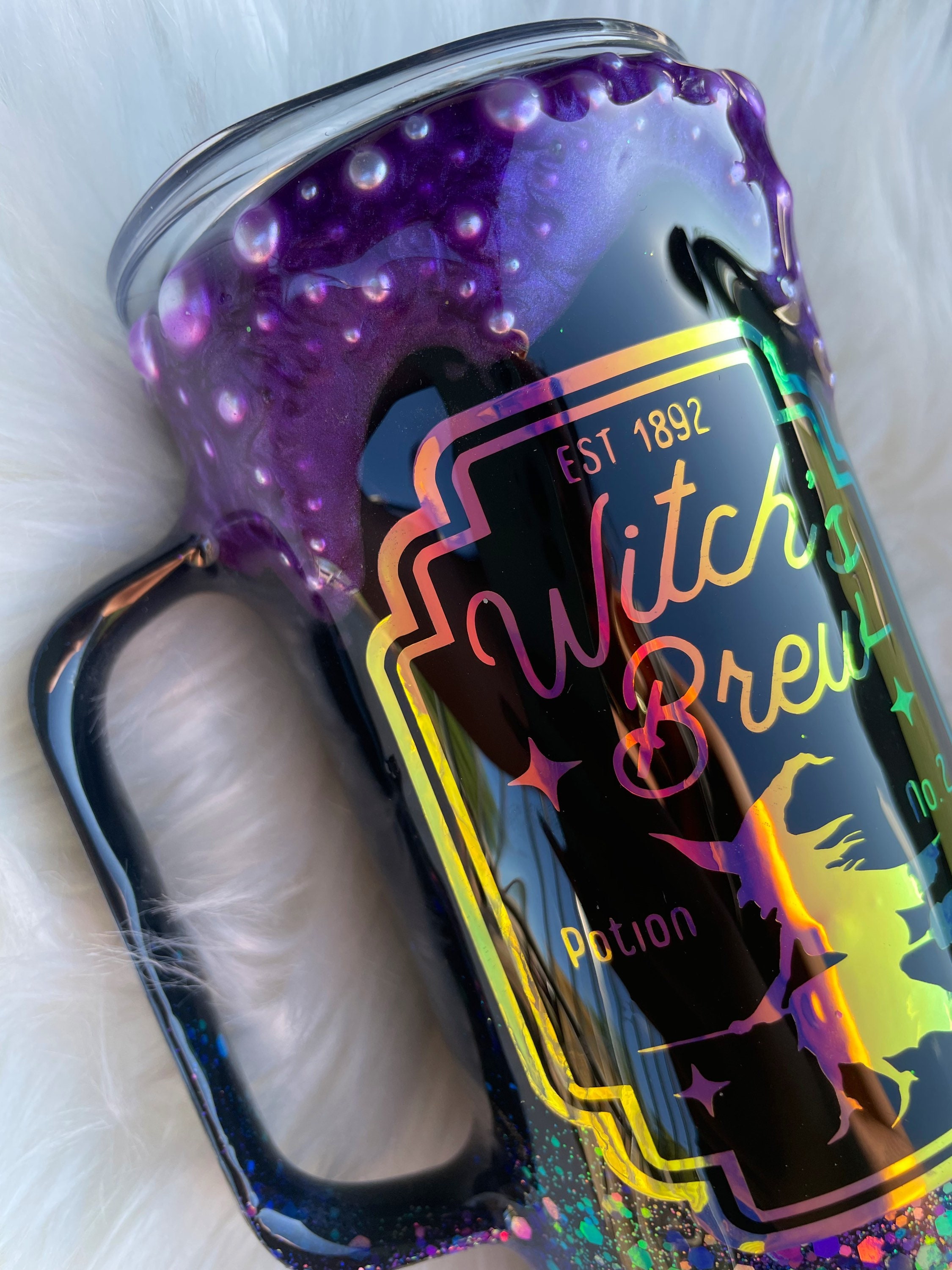 Witchs Brew Tumbler Halloween Tumbler Witch Vibes October Etsy
