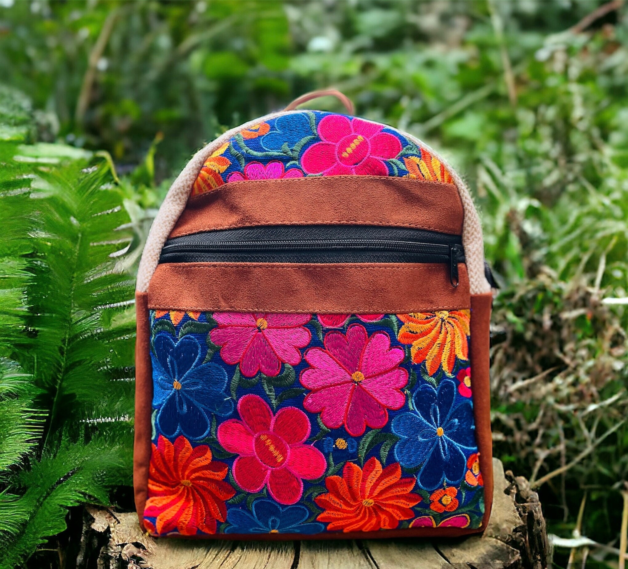 Authentic Guatemalan Floral Hand Embroidered Backpack il_fullxfull.5773510246_ipcg.jpg main image 3
