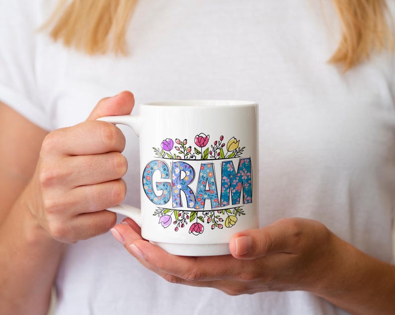 Floral Gram PNG: Colorful Sublimation Design (digital File) - Etsy