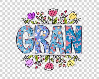 PNG floral: Diseño de sublimación colorido (descarga digital)