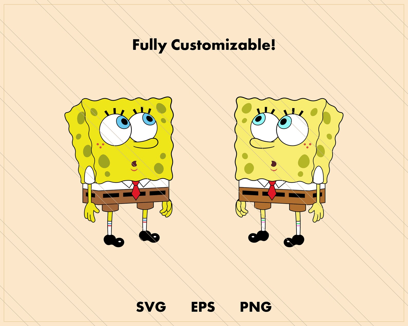 Patrick Hanging Pants SpongeBob SVG cut file Layered | Etsy