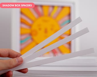 Foam Spacers for 3D Shadow Box Designs - Supplies for Layered Paper Art