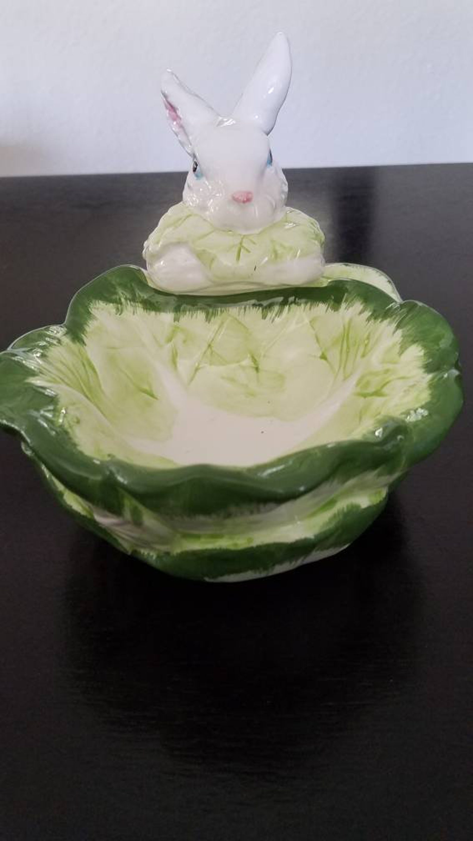 Dept. 56 Bunny Cabbage Bowl Etsy
