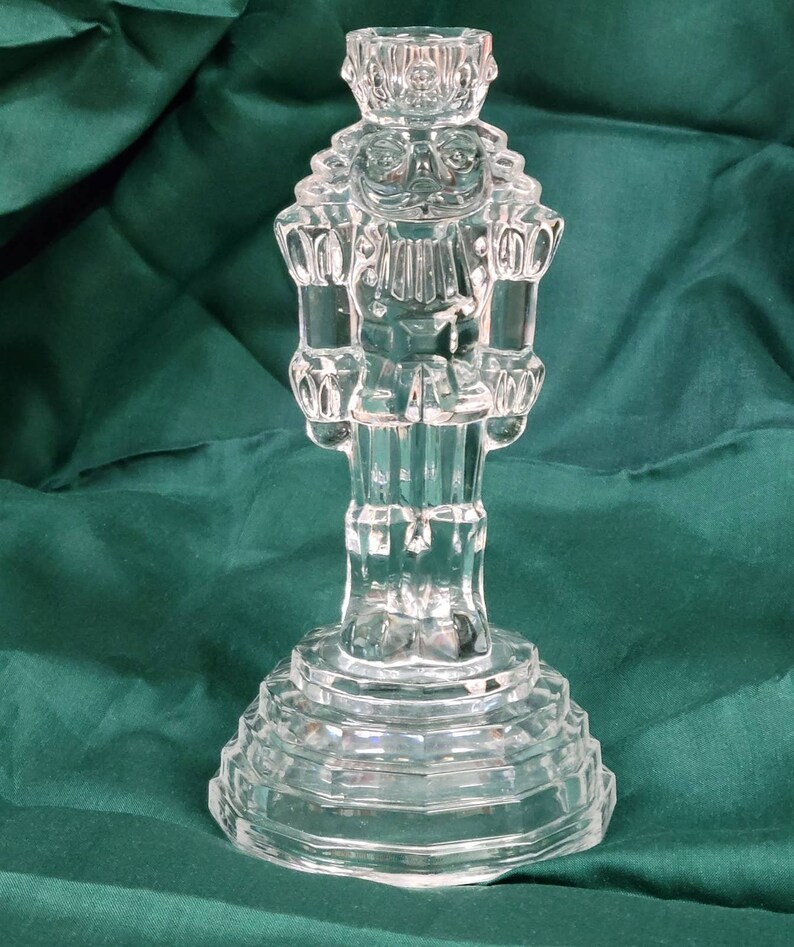 1crystal Nutcracker Candle/taper Holder Etsy
