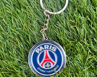 Porte-clés en métal blason officiel du Paris Saint Germain FC PSG BNWT