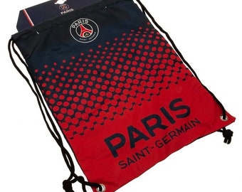 Official PSG Paris Saint Germain Fade Red/ Navy Gym bag/sack BNWT