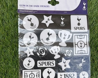 Official Tottenham Hotspur FC Spurs 20 Glow In The Dark Stickers