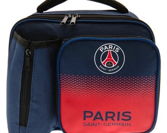 Official Paris Saint Germain FC PSG insulated lunch bag/box with bottle holder BNWT