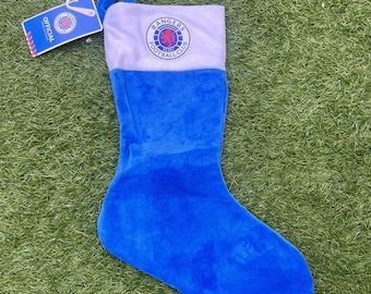 Official Glasgow Rangers FC Christmas hanging stocking BNWT football