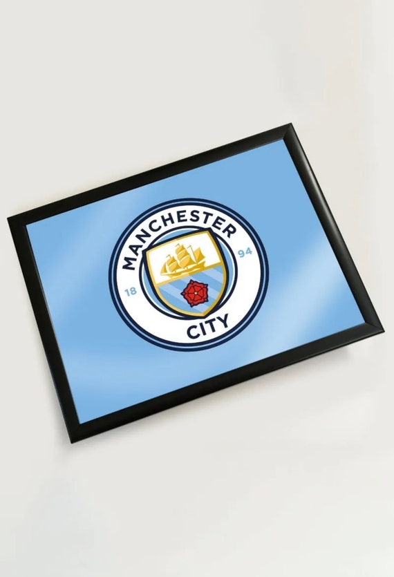 Official Manchester City FC Cushioned Lap Tray Dinner Laptop