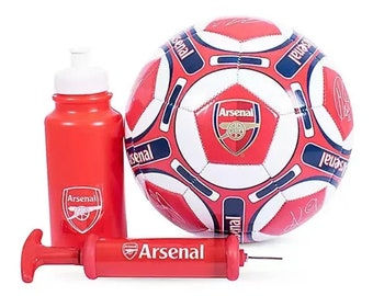 Official Arsenal  FC Football, water bottle, pump Gift Set Brand new boxed