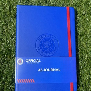 Official Glasgow Rangers FC A5 Journal Notebook Brand New