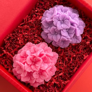 2 x Hydrangea Gift Box | Personalised | Hand Made Soaps