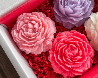 4 x Roses Soap Gift Box | Hand made soaps