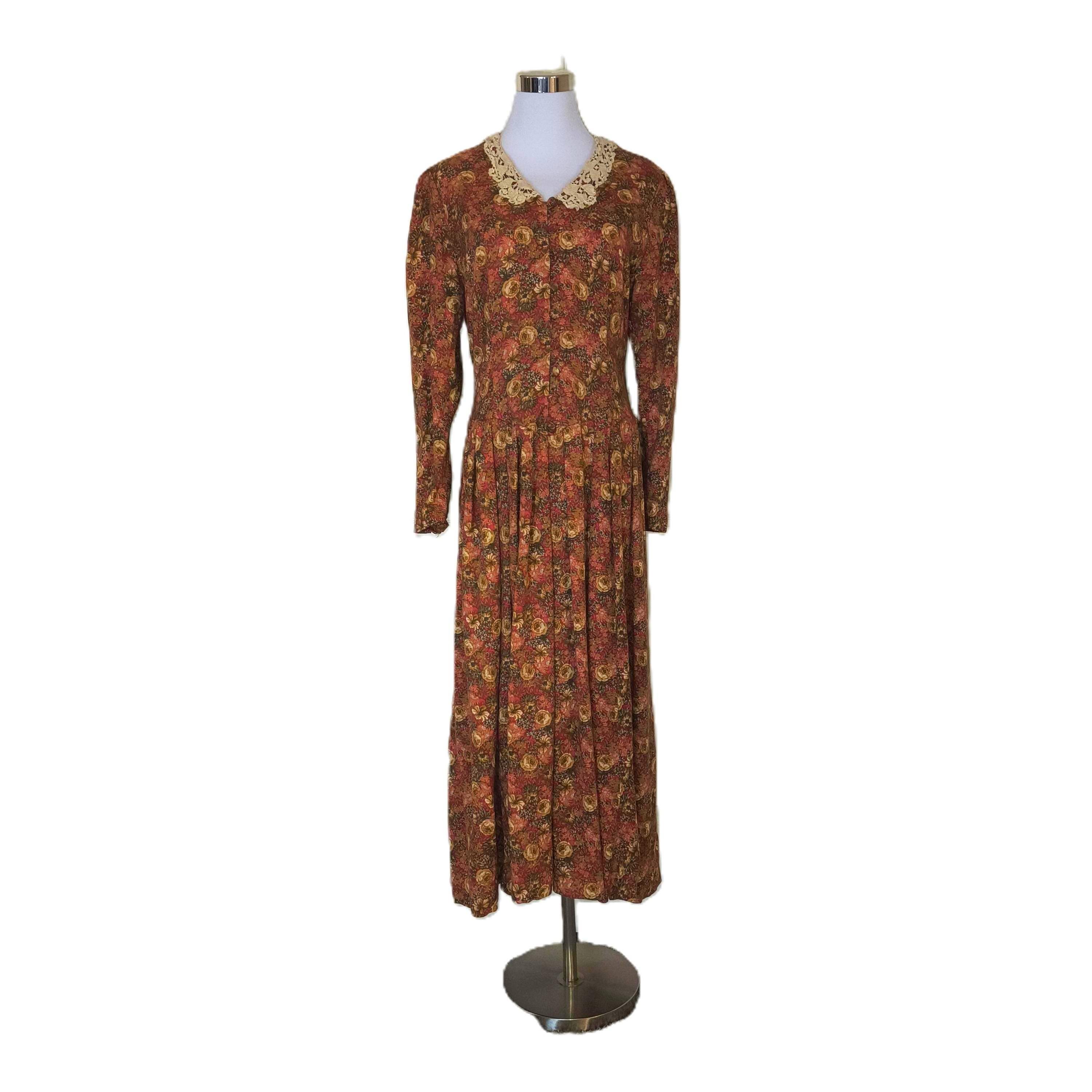 Laura Ashley Long Dress - Etsy