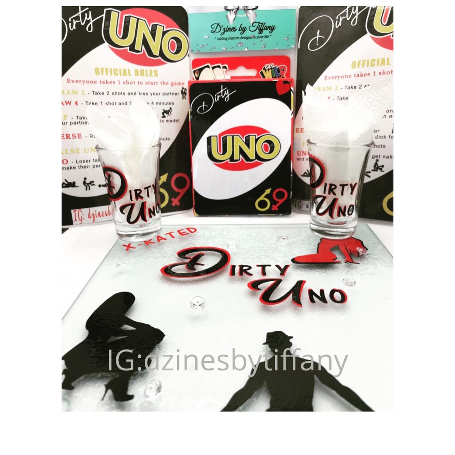 Dirty Uno Etsy