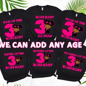 Boss Baby Family Matching Shirt, Custom birthday outfit, Toddler&#39;s tutu, Kid&#39;s Birthday Tutu, Tutu with shirt, Kid&#39;s custom tutu set