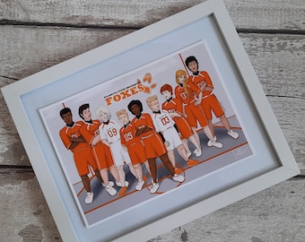 AFTG Art Print, All for the Game, the Foxhole Court, the Foxes