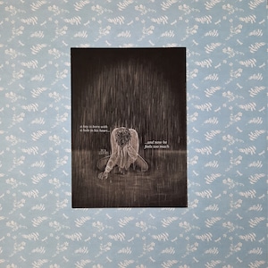 SECONDS SALE - Art Prints Seconds - bookstack art prints - fanart - Addie LaRue - Cerulean Sea