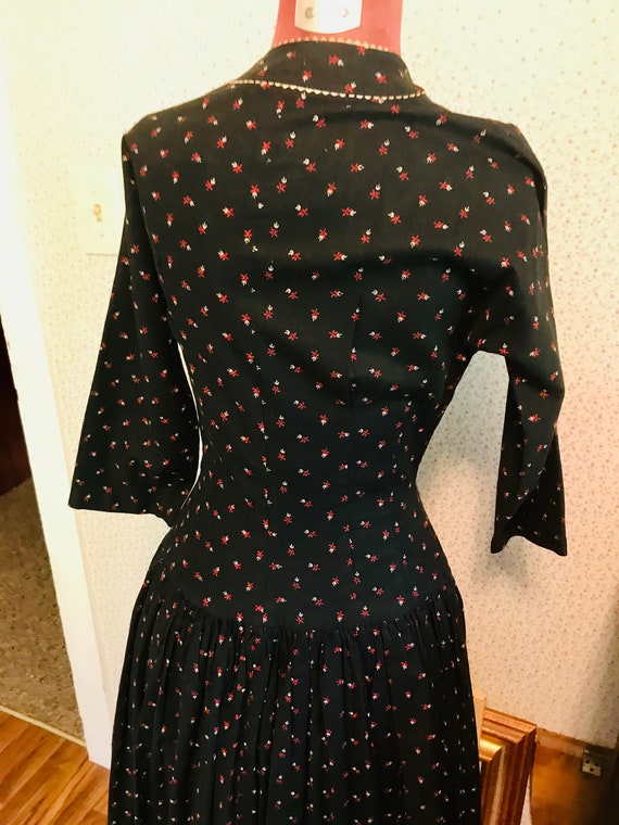 True Vintage 50s Lucy Dress full skirt party dress - image 7