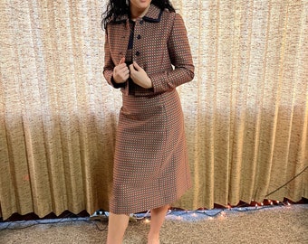 Perfect office dress with jacket vintage dress