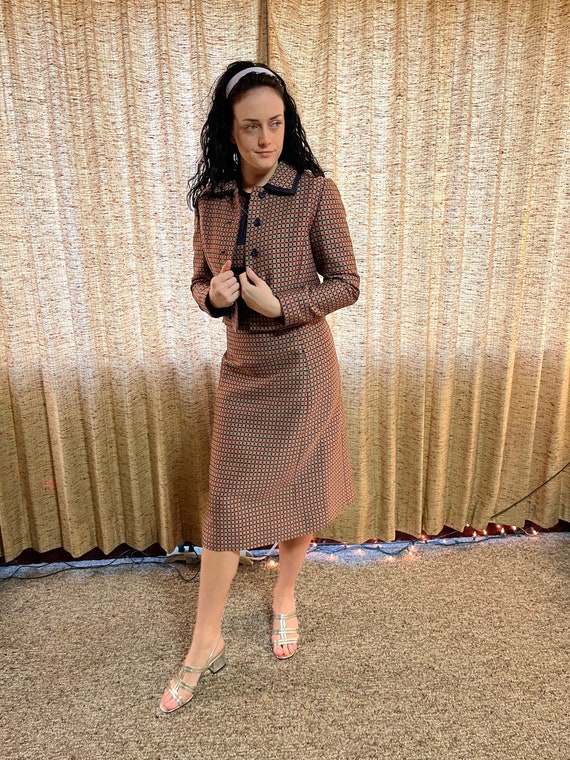 Perfect office dress with jacket vintage dress