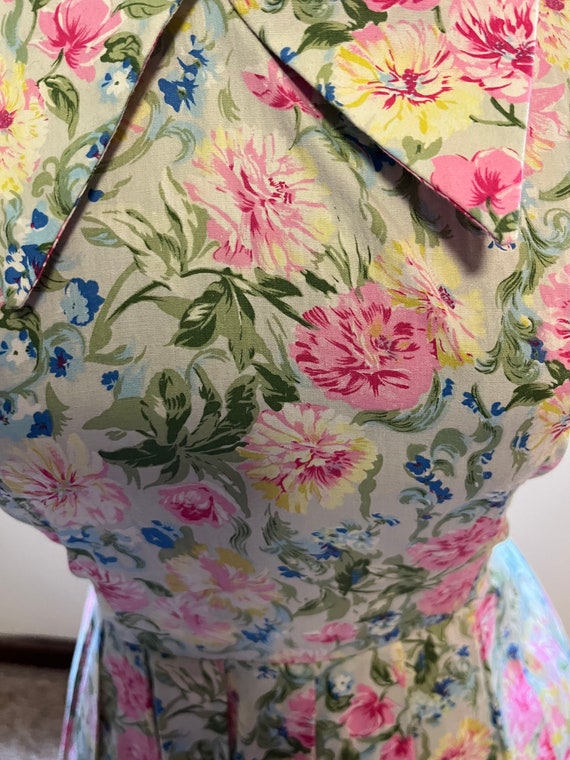 Vintage Cottagecore floral dress picnic day dress gar… Gem