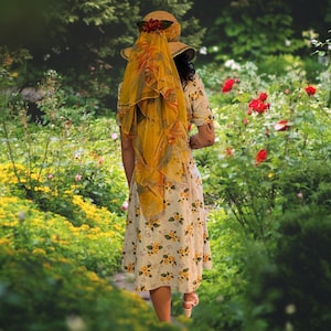 Beantiful vintage style Cottagecore straw hat
