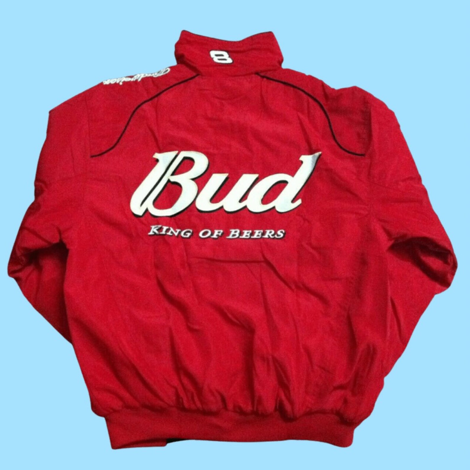 Vintage Budweiser Racing Jacket Red | Etsy
