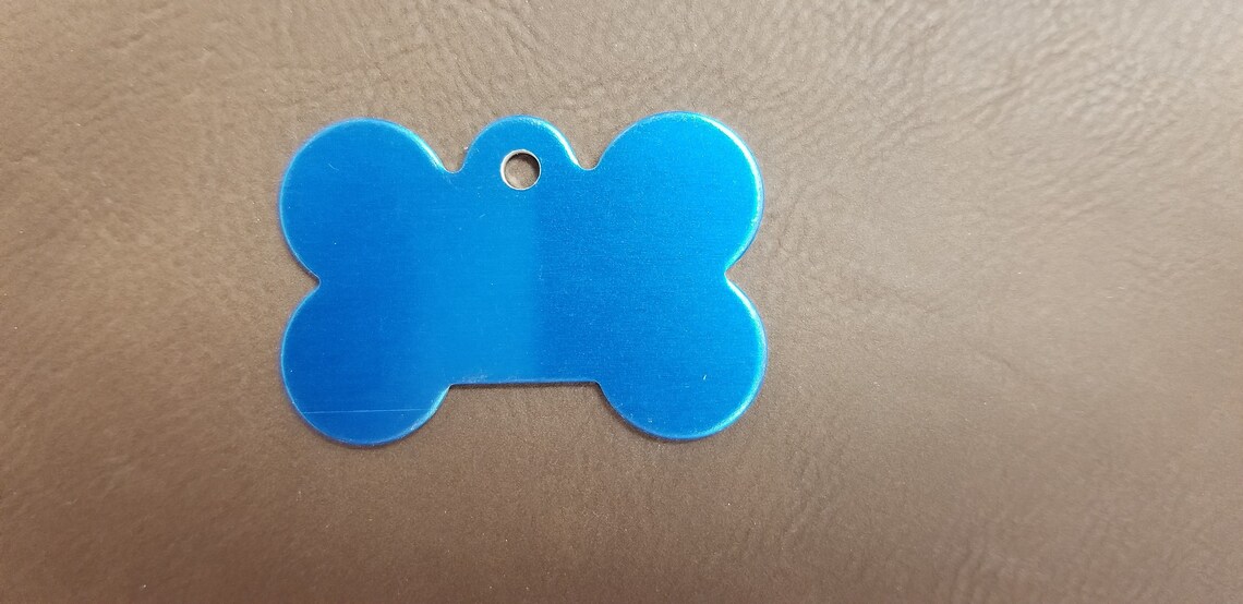 LARGE Personalized Dog ID Tag Laser Engraved 2 sided Etsy