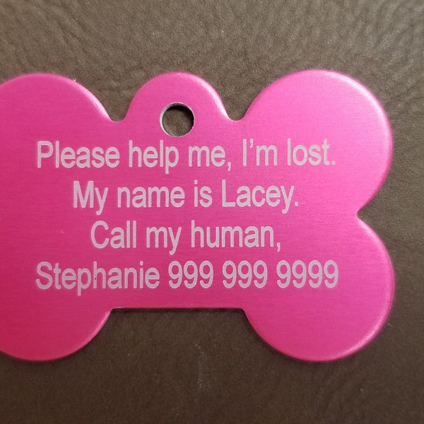 Engraved Dog Tag Etsy