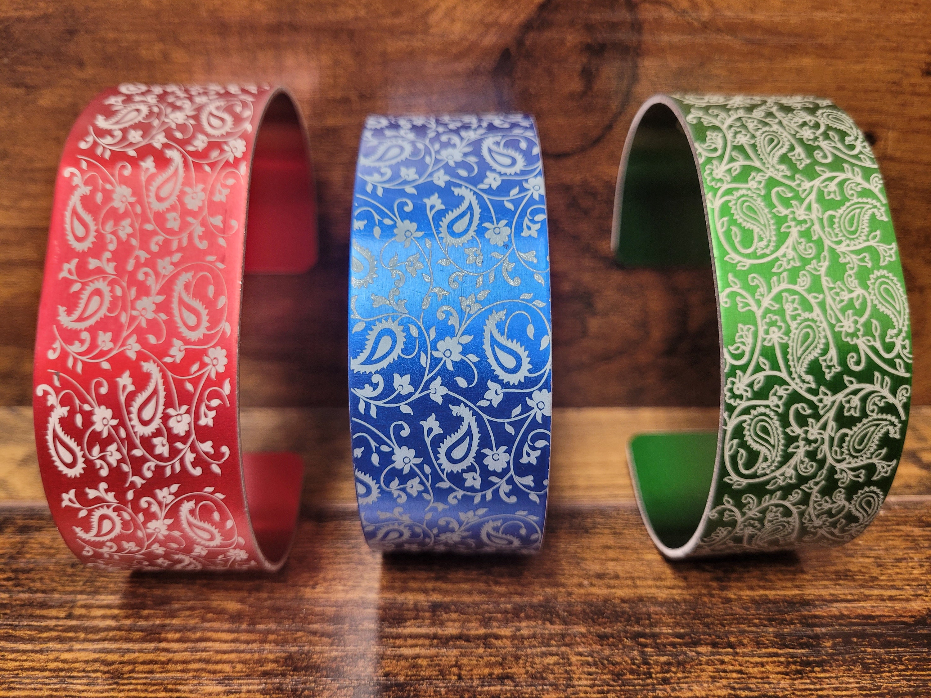 Over Sized POW / MIA / KIA Remembrance Bracelets Jewelry Laser Engraved ...