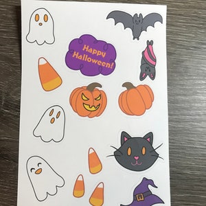Halloween Sticker Sheet